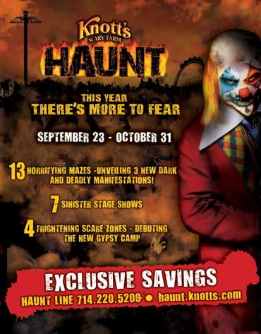 Knotts Scary Farm Halloween Haunt