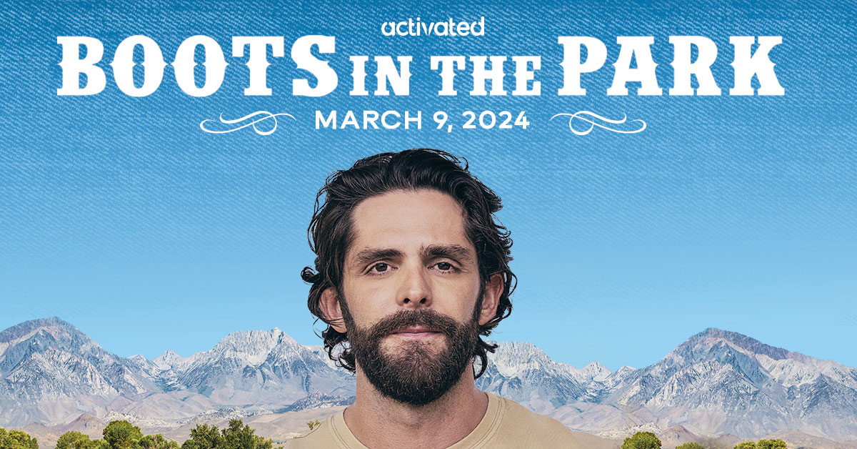 Go Country 105 Win tickets to see Thomas Rhett at Boots In The Park