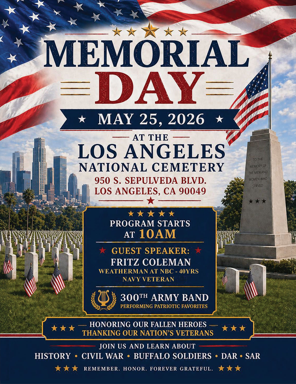 Memorial Day service