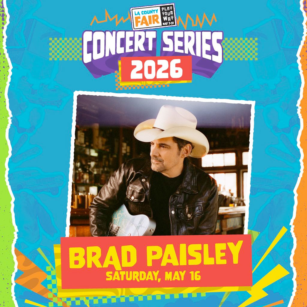 Win tickets to see Brad Paisley at the LA County Fair